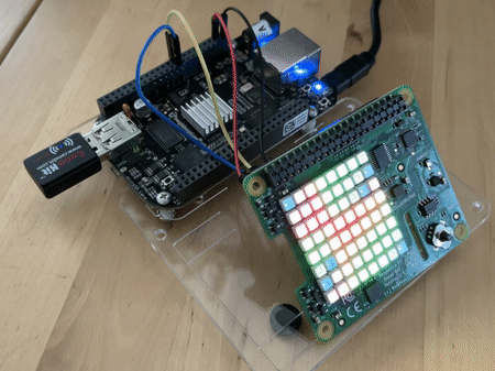 Sense HAT LED matrix driven by BeagleBone Sense HAT LED matrix driven by BeagleBone